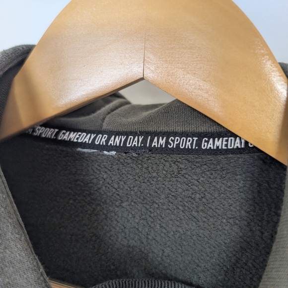 ADIDAS GREY-ISH, GREEN+ISH HOODIE SIZE MEDIUM - Picture 3 of 3